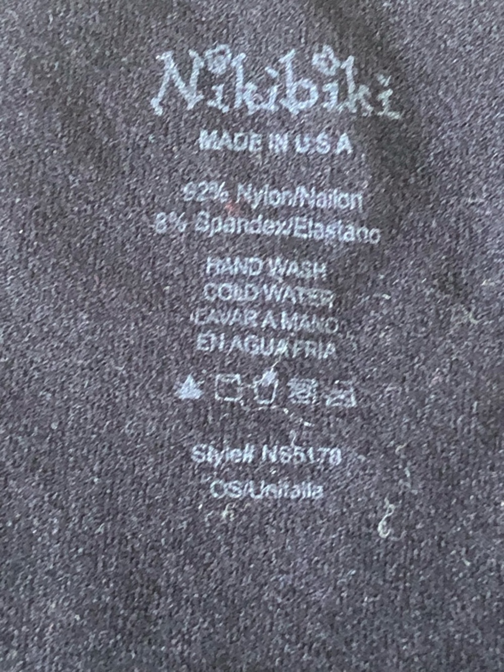 Nikibiki long top, size small - Picture 2 of 2